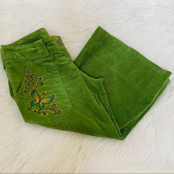 DO+BE Pants - Do & Be Embroidered Gauchos Sz S